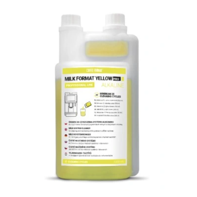 Płyn do czyszczenia systemu mlecznego COFFEE FORMAT MILK FORMAT YELLOW PRO